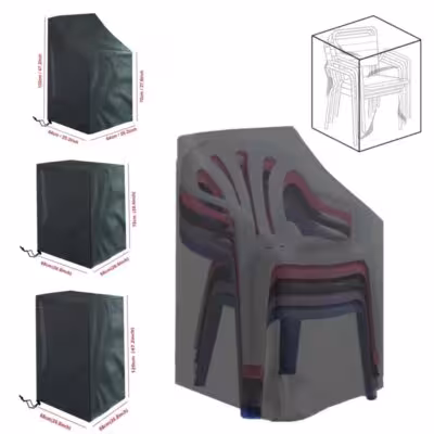 Kėdės dulkių apsaugos užvalkalas 64x64x70 cm nepermirkamas sodo baldų organizeris