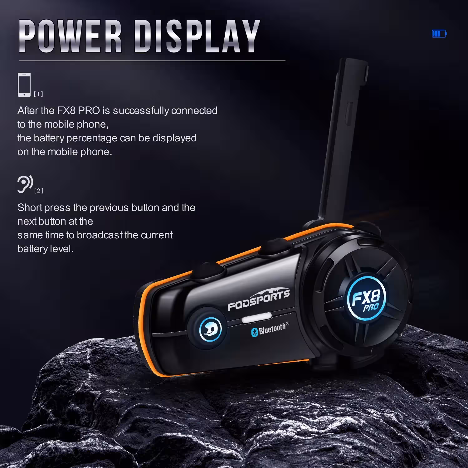 motorcycle Bluetooth helmet headset