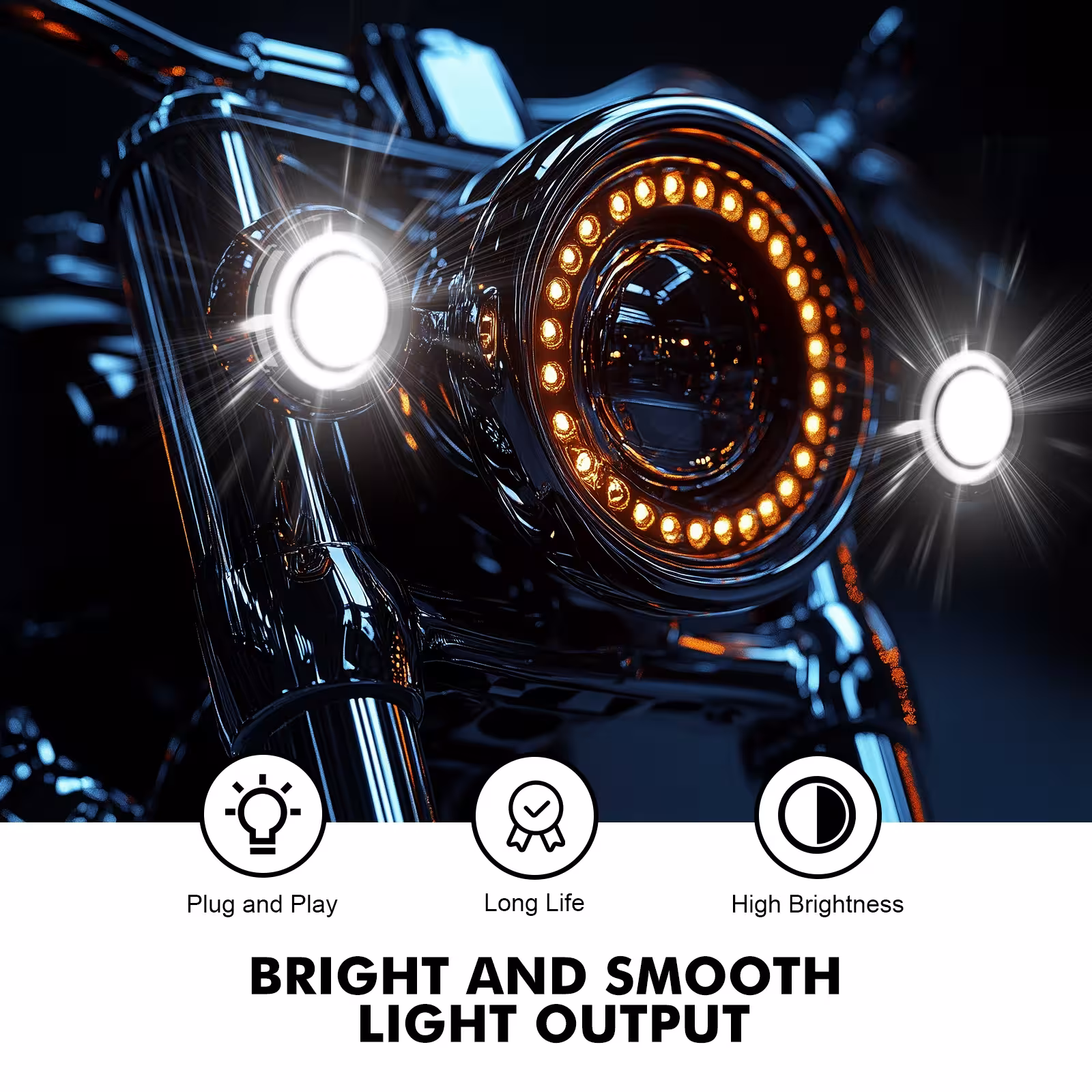 Feu arrière LED pour Harley