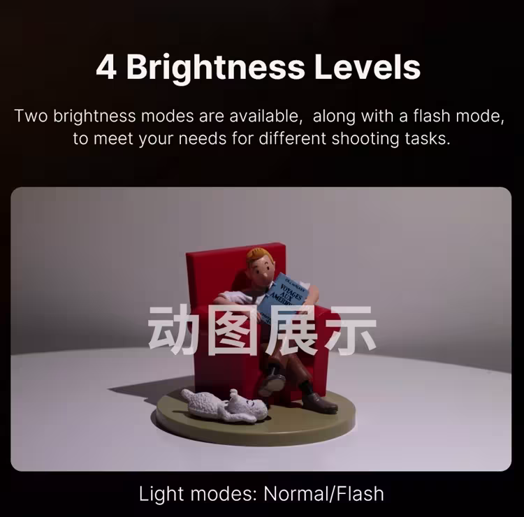 LED video light for photography