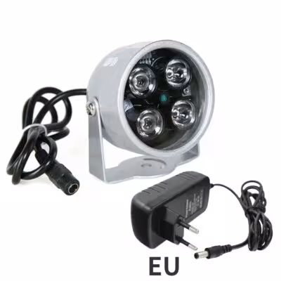 Infrared CCTV light with 4 LEDs for night vision camera 12V