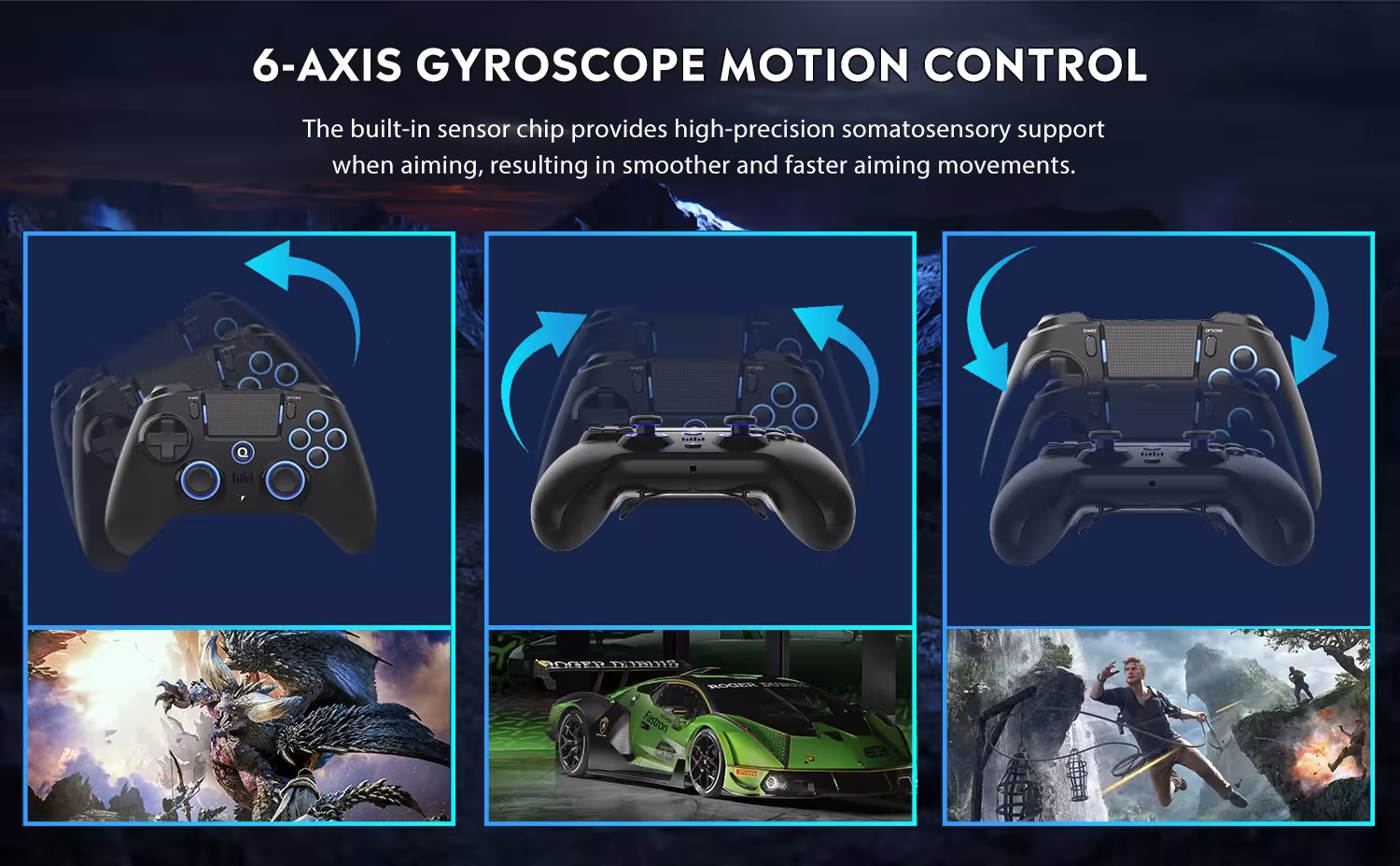 controlador inalámbrico para juegos