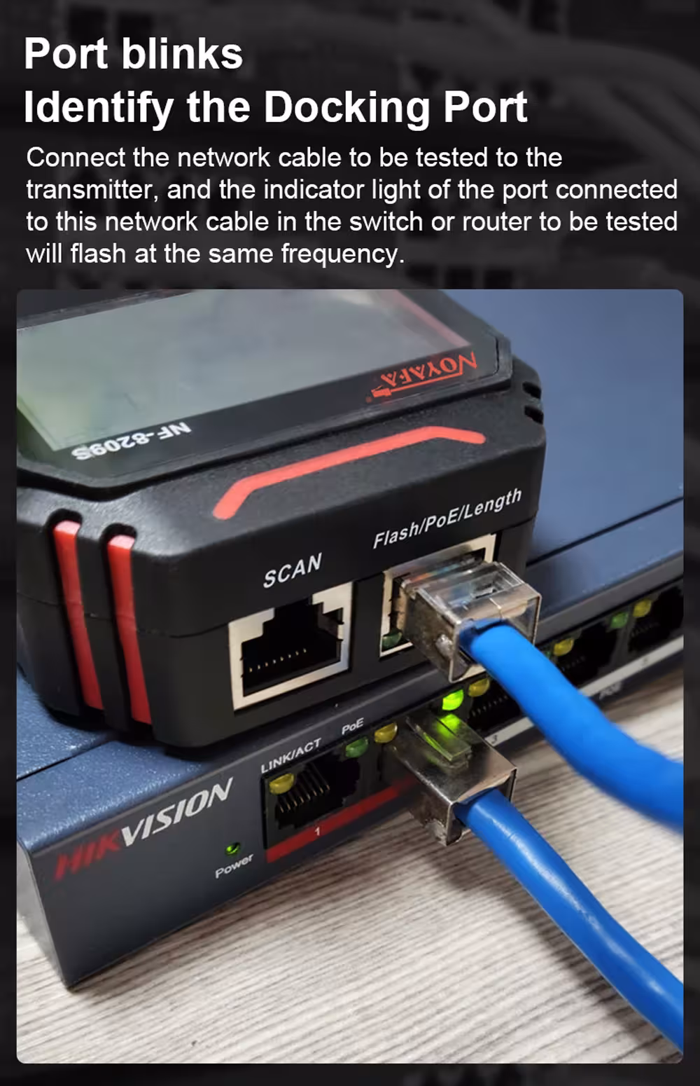 prueba de cable de red