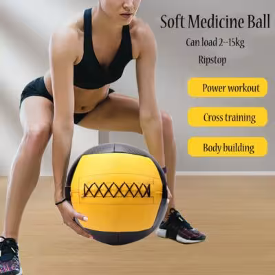 Fitness Soft Medicine Ball Wall Ball 2-15kg PU Oda Trainer