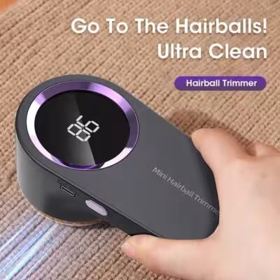 Pelea de bola de pelo eléctrico con pantalla LED de carga USB Tipo- C