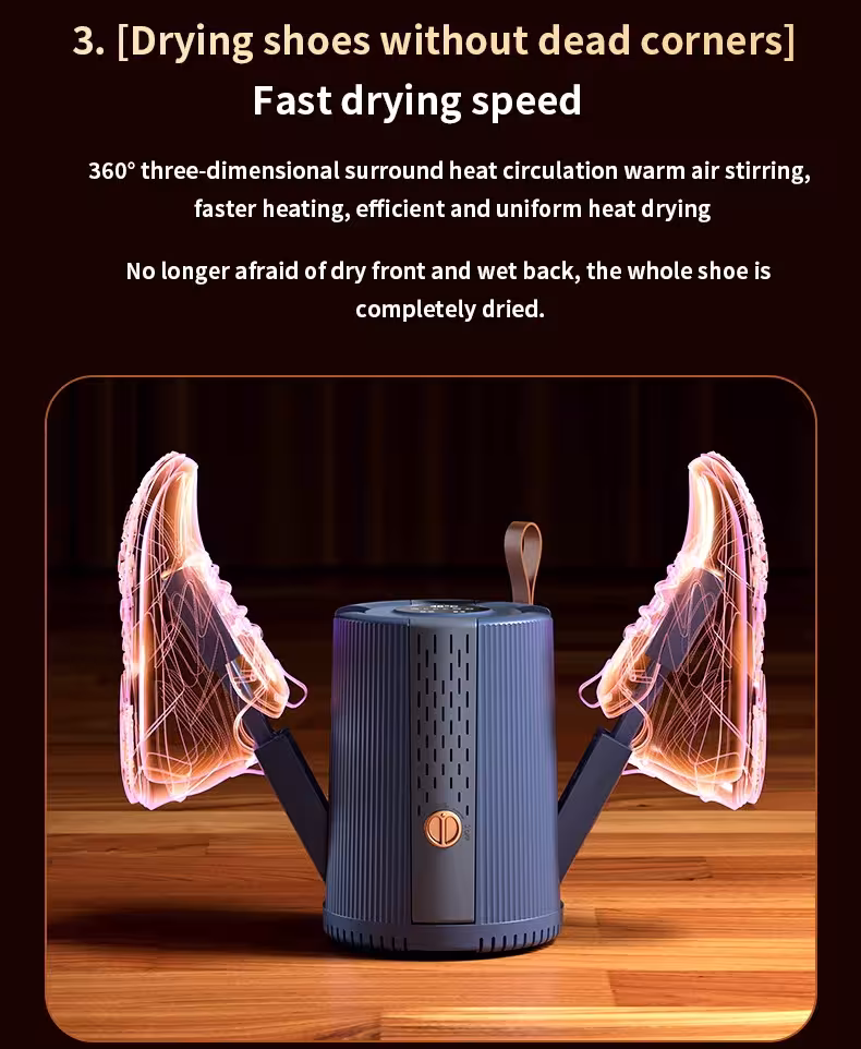 shoe dryer with sterilization