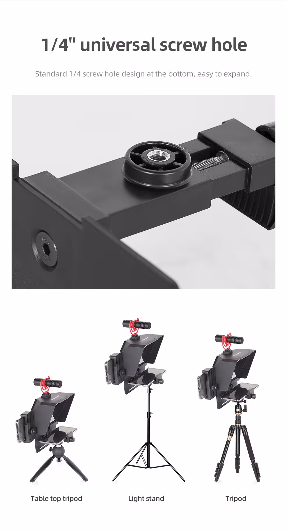 teleprompter for phone