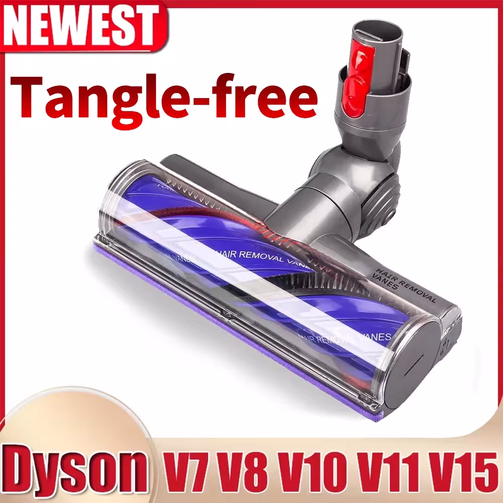 Dyson V7 V8 V10 V11 V15 dulkių siurblio nuodingas variklio galvutė su antistatine šerste