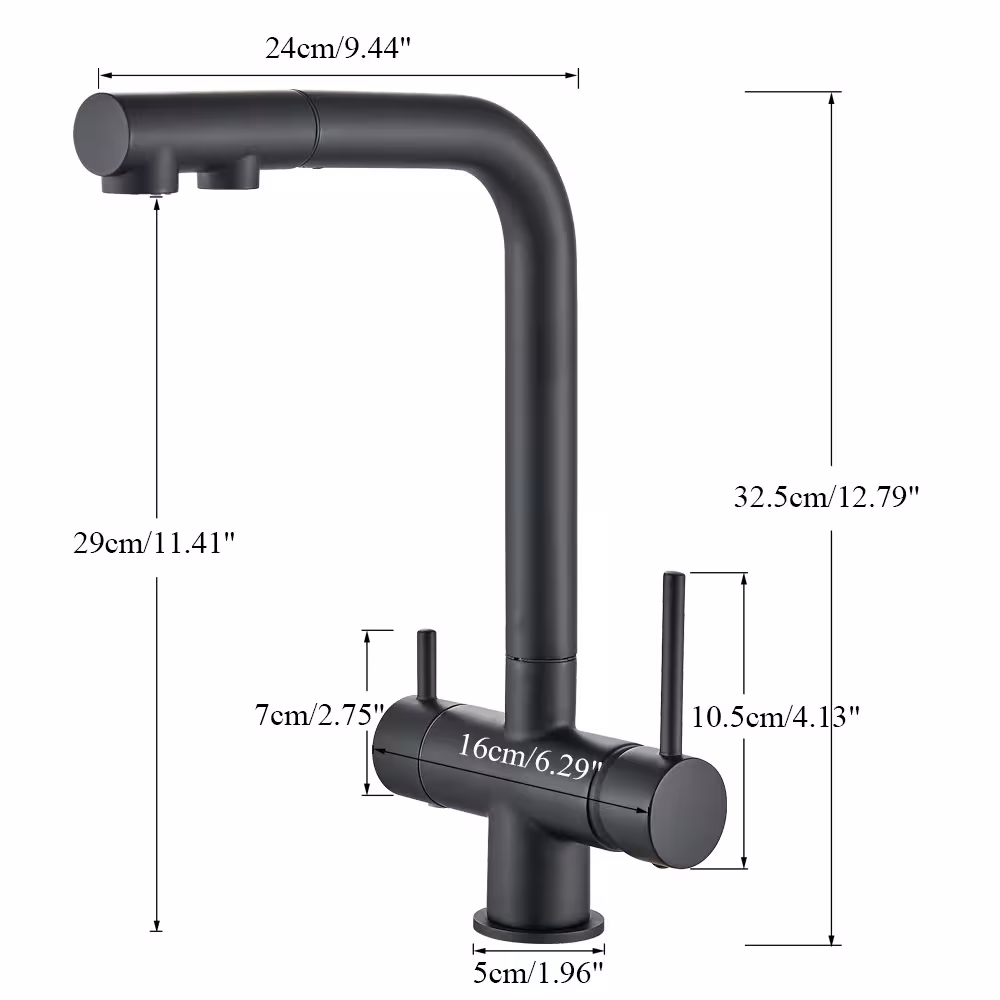 kitchen water filtration faucet