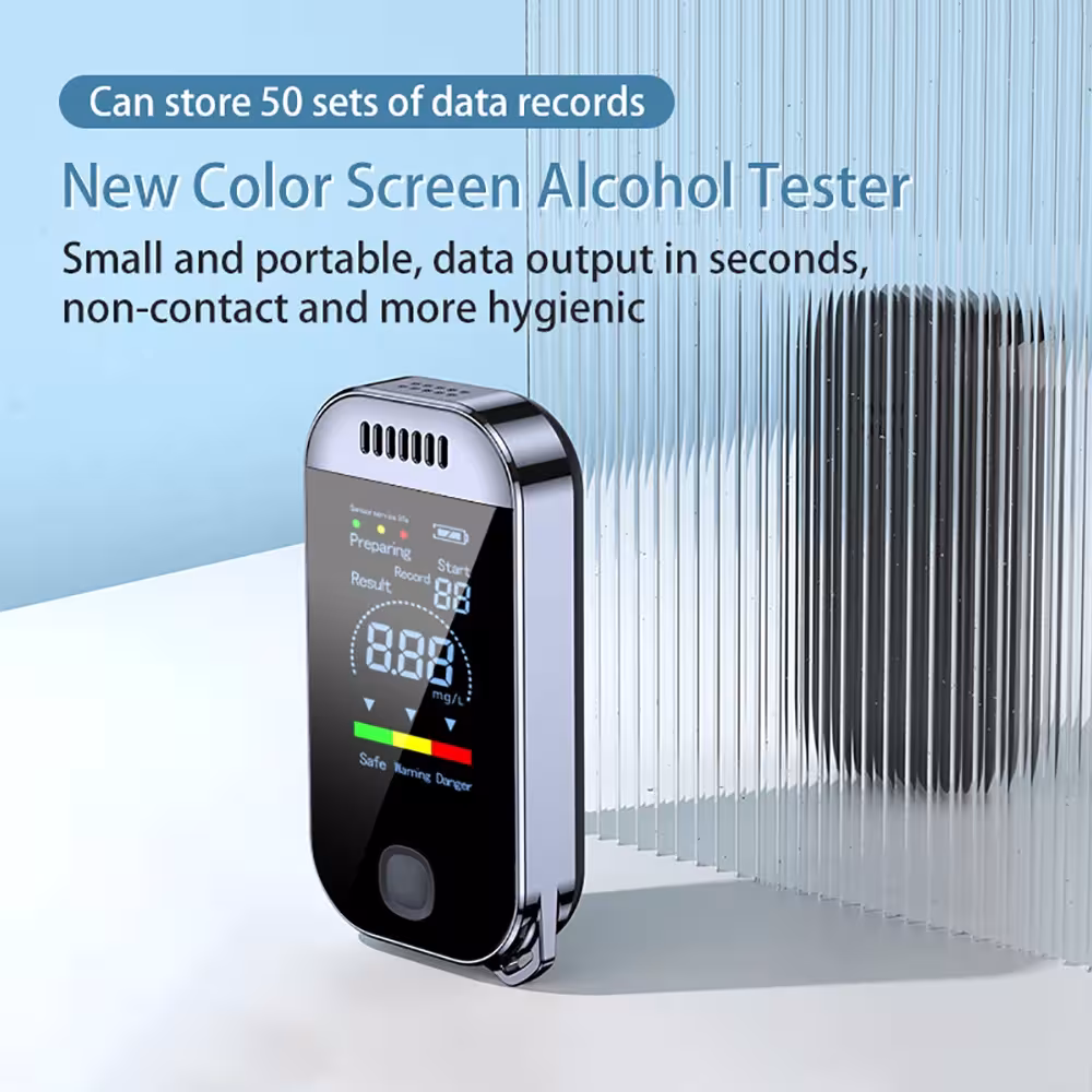 alkoholio testelis su USB