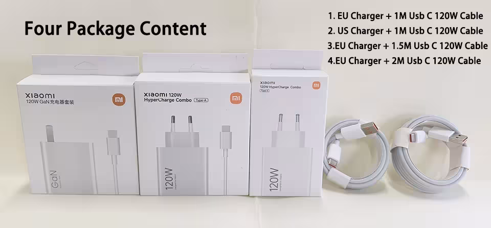 Caricabatterie rapido Xiaomi da 120W