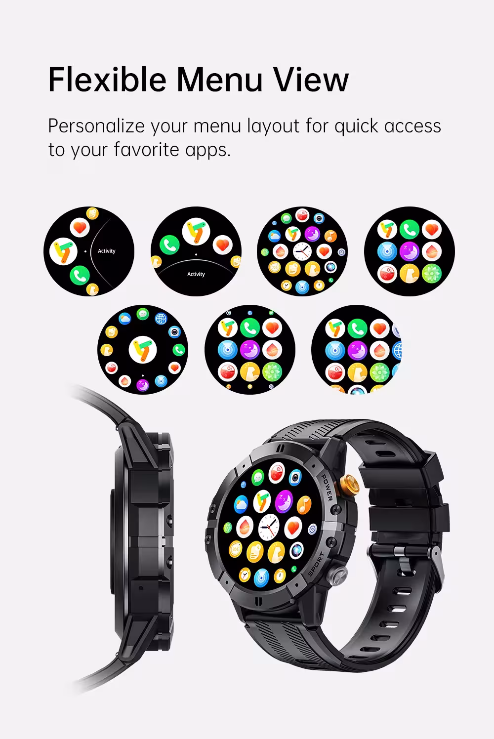 reloj inteligente para el seguimiento de actividades deportivas