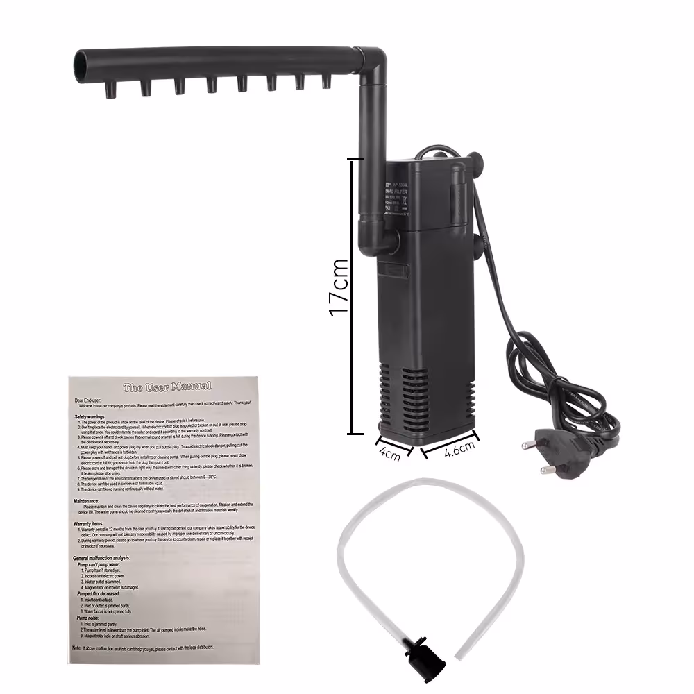 pompe de filtration d'eau en aquarium
