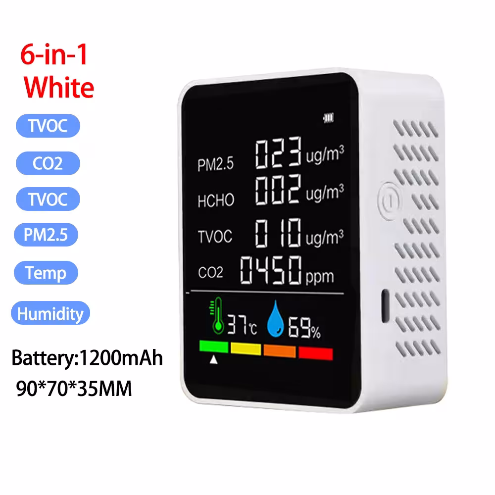 medidor de calidad del aire WiFi