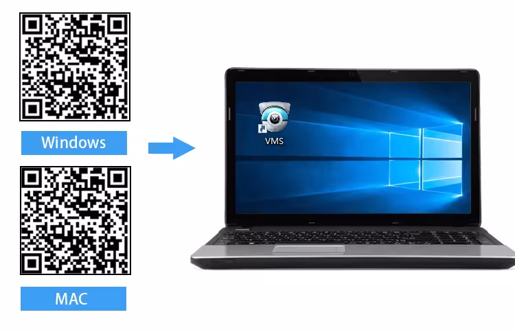 WiFi saugumo kamera sistema