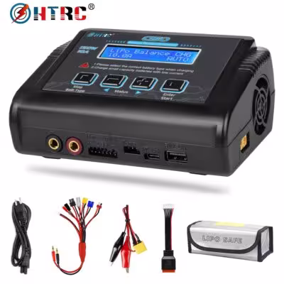 HTRC C150 RC Charger AC / DC 150W 10A LiPo LiHV LiFe Lilon NiCd NiMh Pb Acumulador Balancing