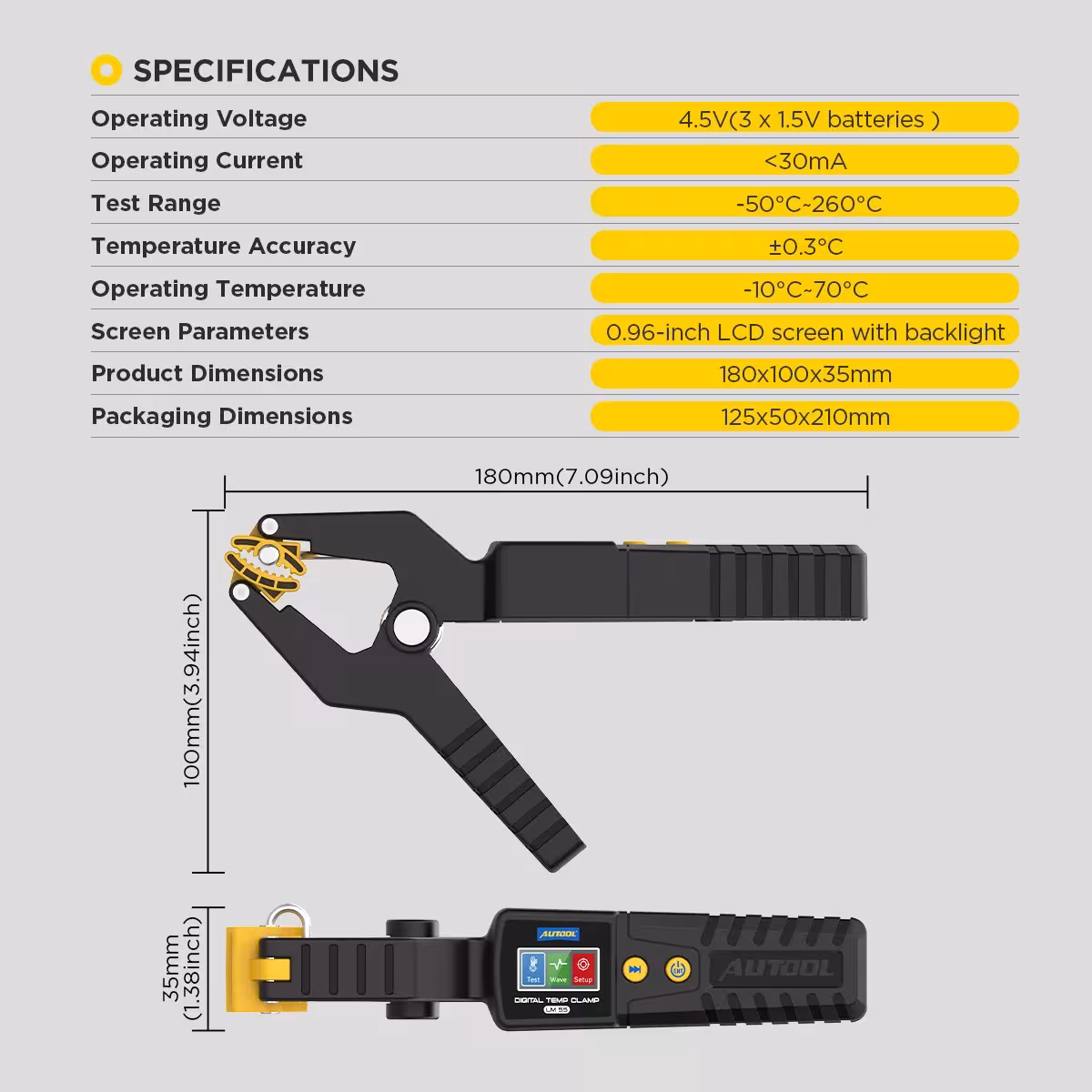 digital temperature tester
