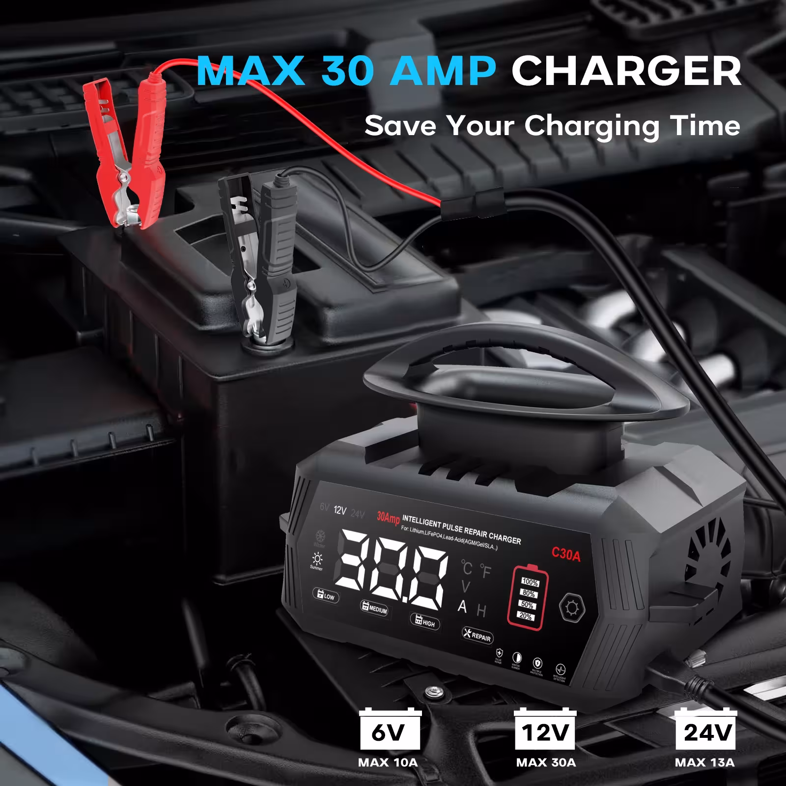 chargeur de batterie de voiture