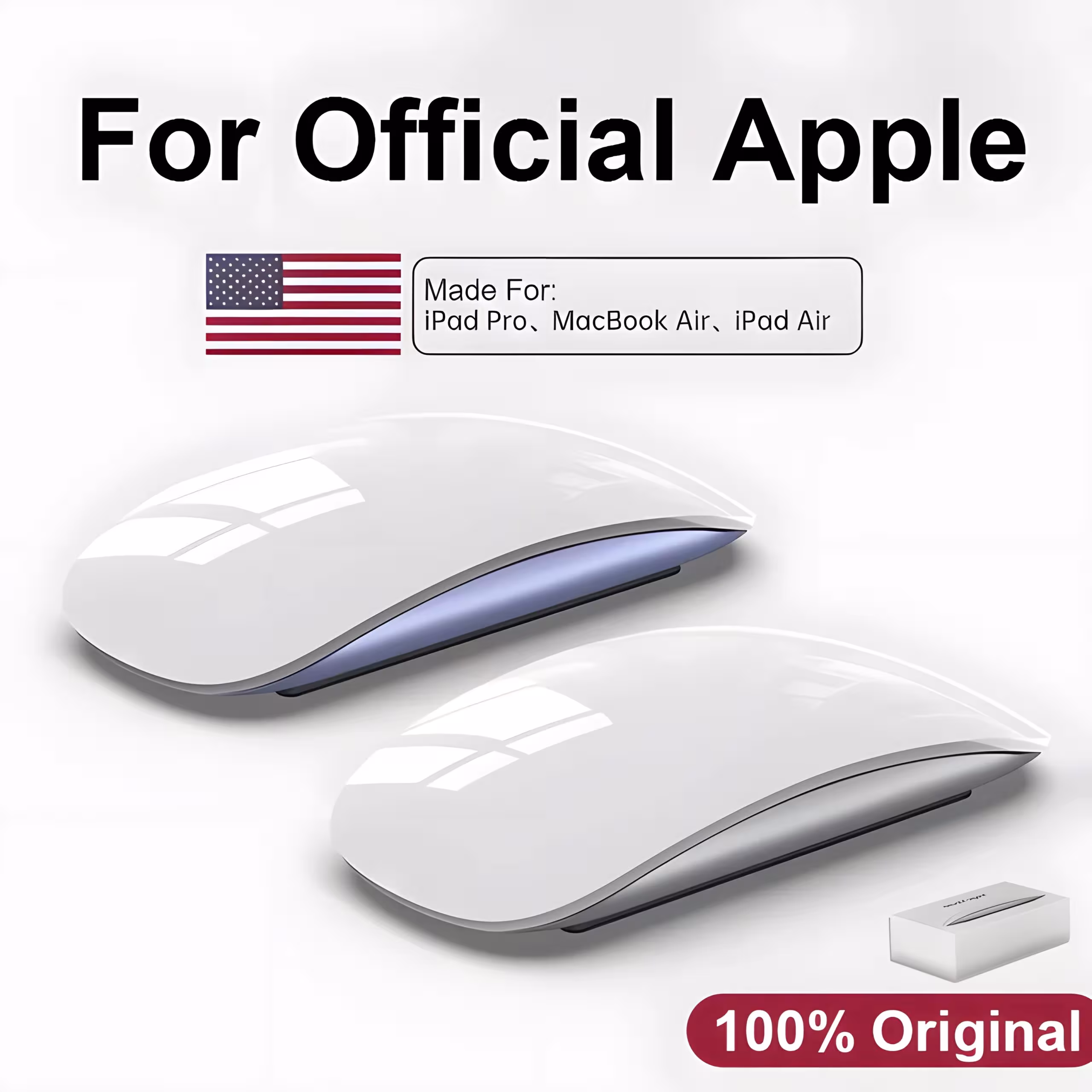 Apple Magic Wireless Mouse Bluetooth 5.0 MacBook Pro Air Mini Laptop Tablet