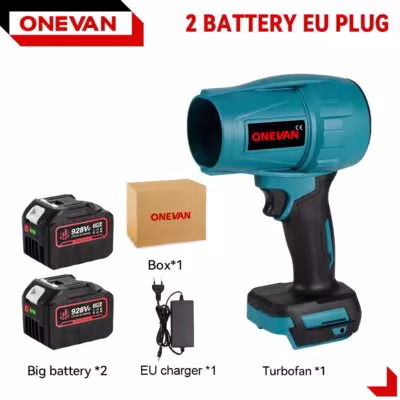 ONEVAN 3500W cordless electric turbo blower for Makita 18V battery