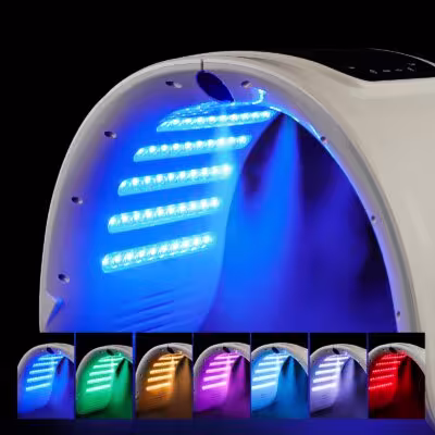 LED Photon nanodalelių veido kaukė 7 spalvų SPA aparatas namams