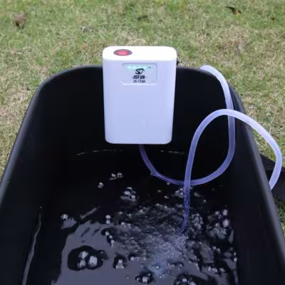 JSFUN USB charged poisson aquarium pompe à air aérateur ultra silencieux pompe à oxygène