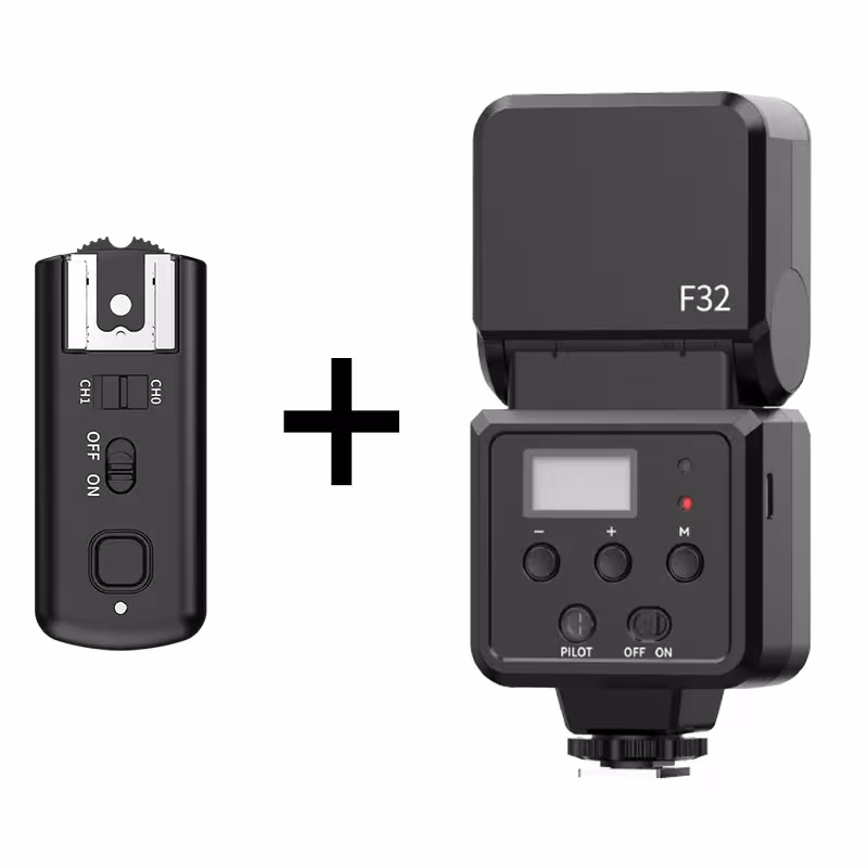 Ulanzi F32 universalus fotoaparato blykstė su belaidžiu valdymu Sony Canon Nikon