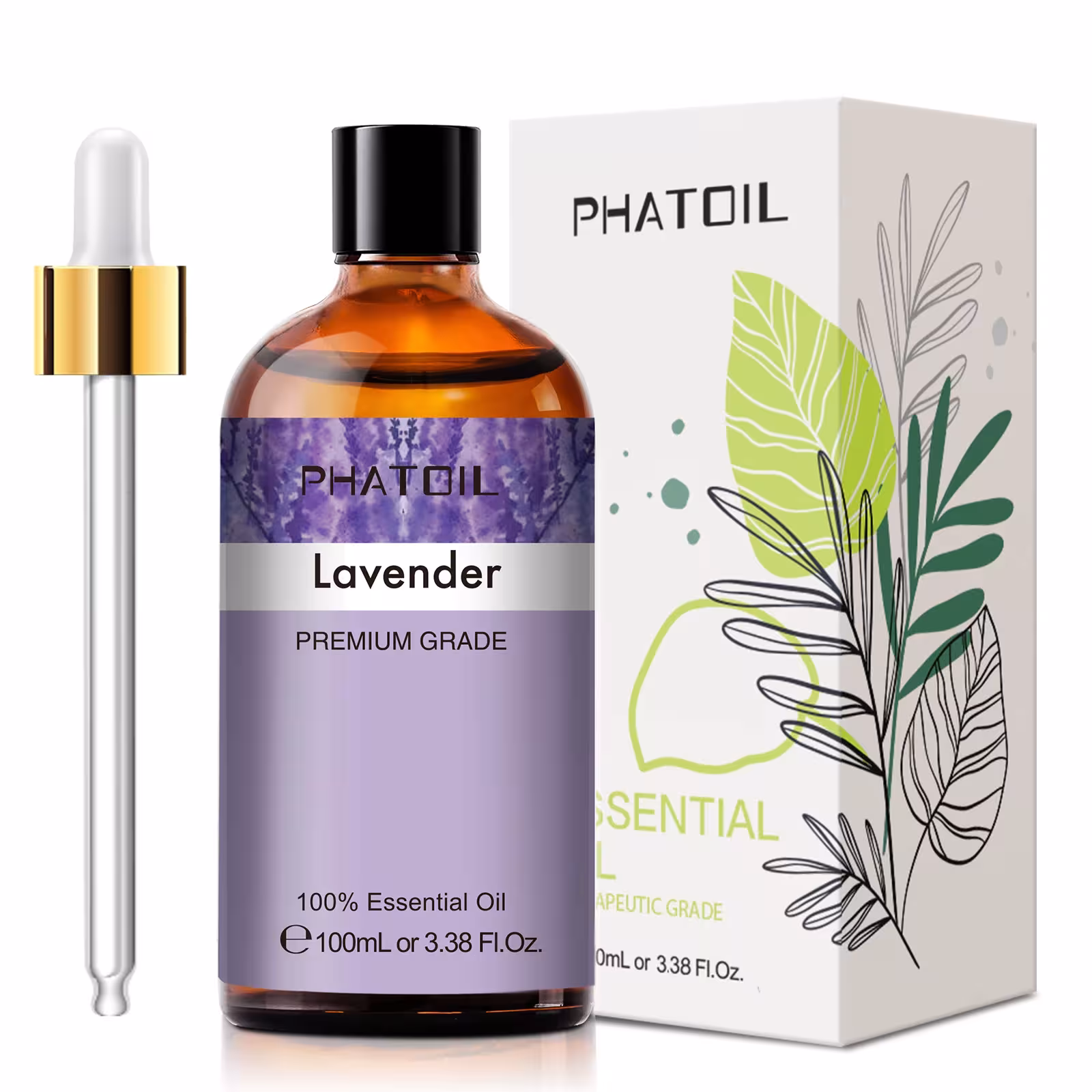 100ml lavanda gelsomino olio di vaniglia per il sonno e il relax