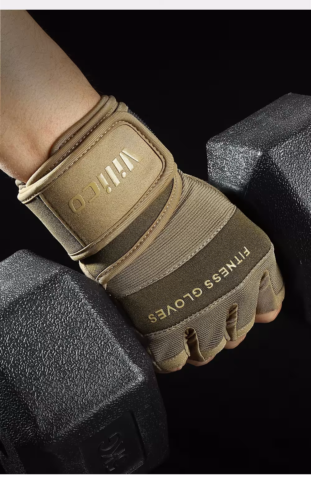 guantes deportivos con soporte