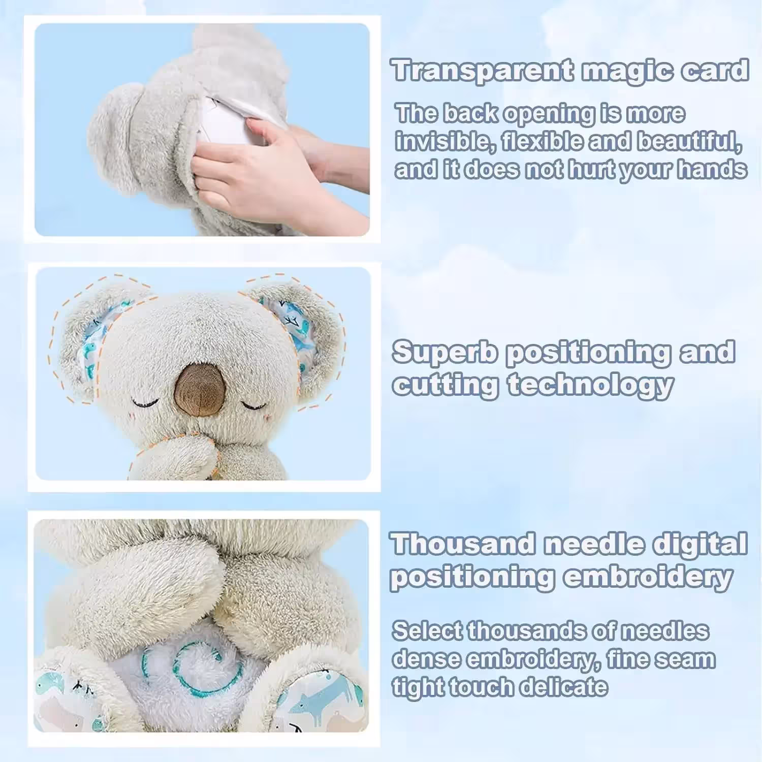 carboni di peluche per dormire
