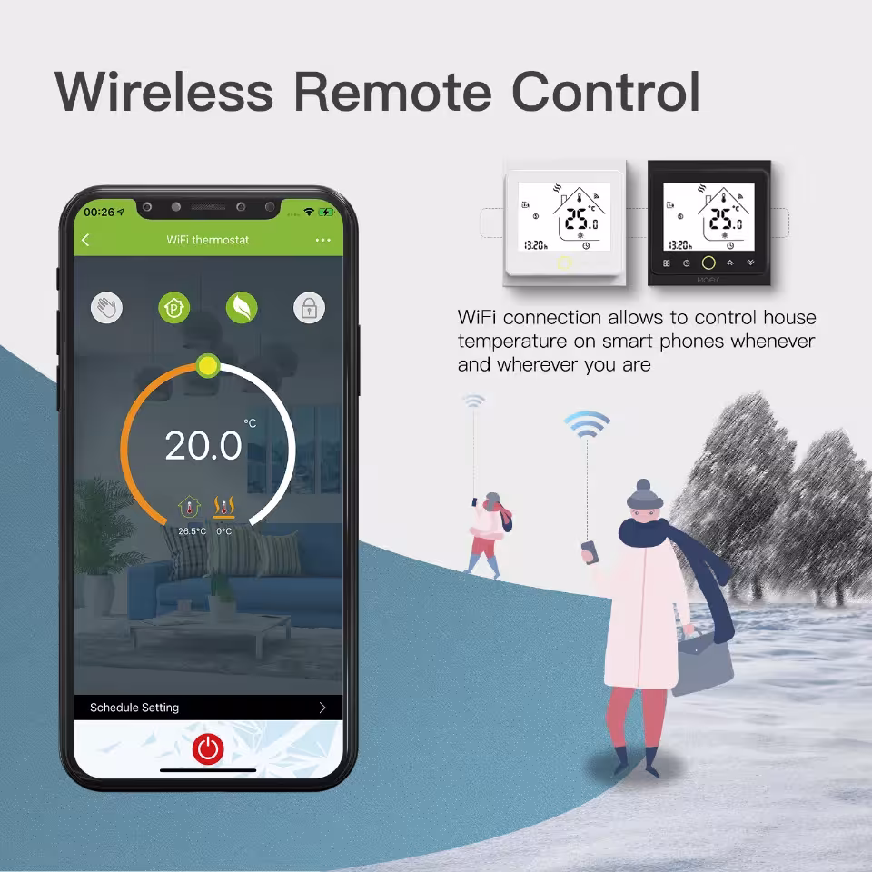 WiFi floor heating thermostat