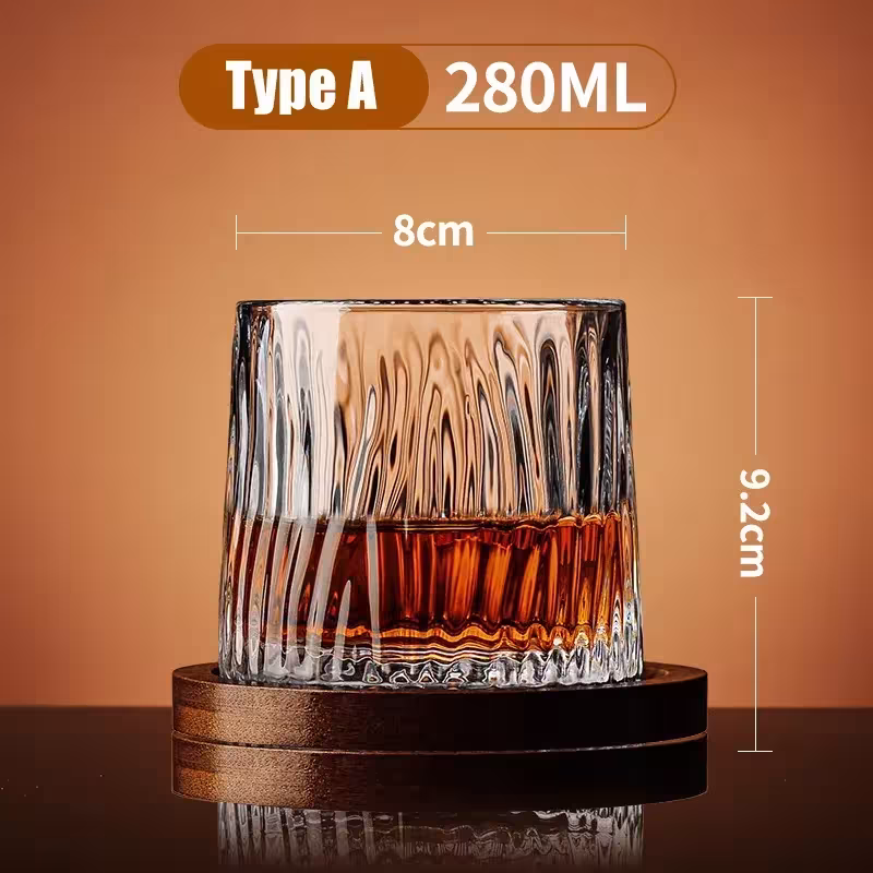 verre de cristal de whisky