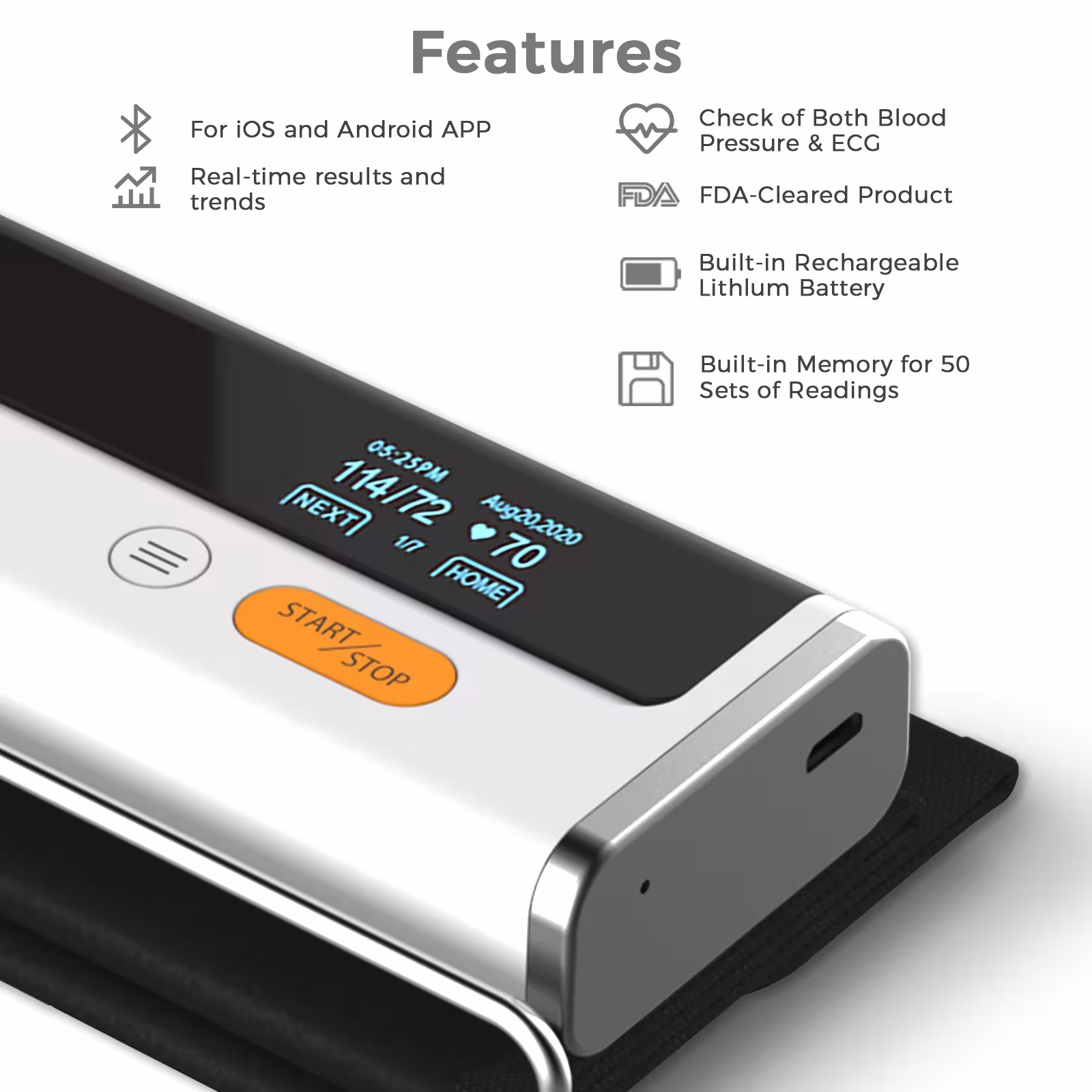 blood pressure monitor Bluetooth