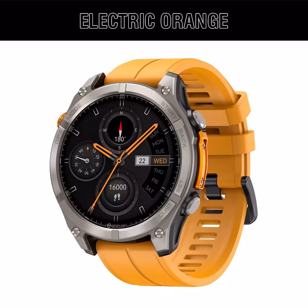 Zeblaze Strata 4 GPS Smart Clock 1.43 AMOLED display compas
