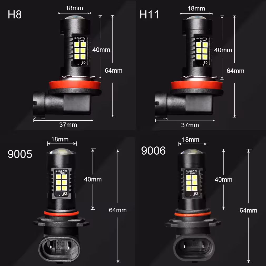Faros LED para coche H8 H11
