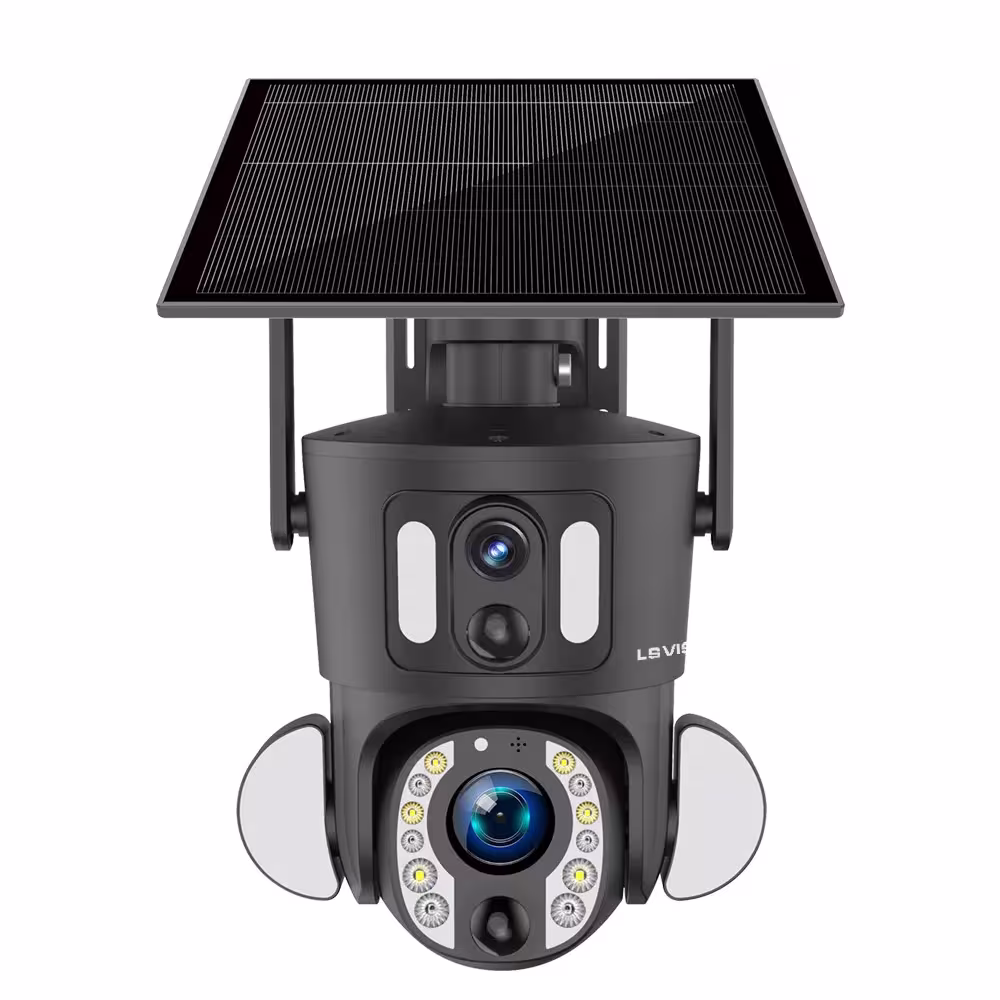 solar-powered security camera