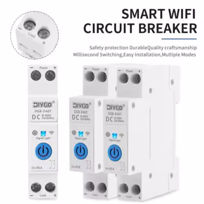 WiFi Smart Switch 40A DC 8-90V