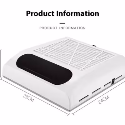 80W Nail Dust Collector Powerful Vacuum Fan for Nail Salon