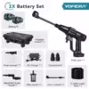 2 batterie con secchio