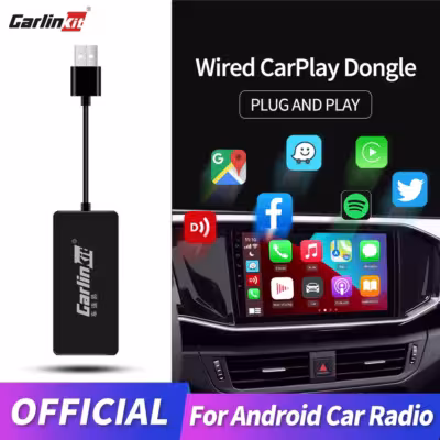 Carlinkit laidinis USB adapteris Apple CarPlay Android Auto automobiliui