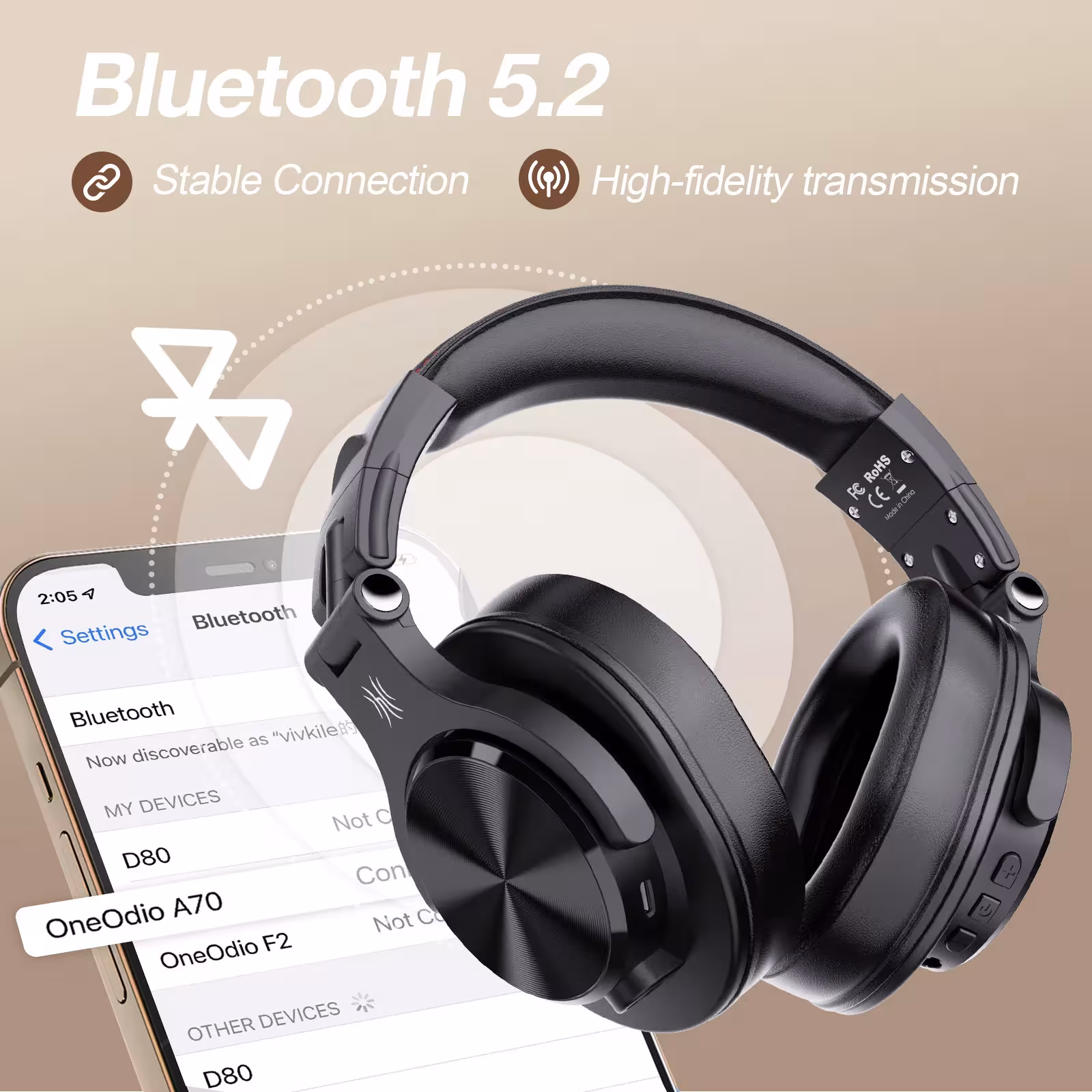 Casque Bluetooth Hi- Res. Audio