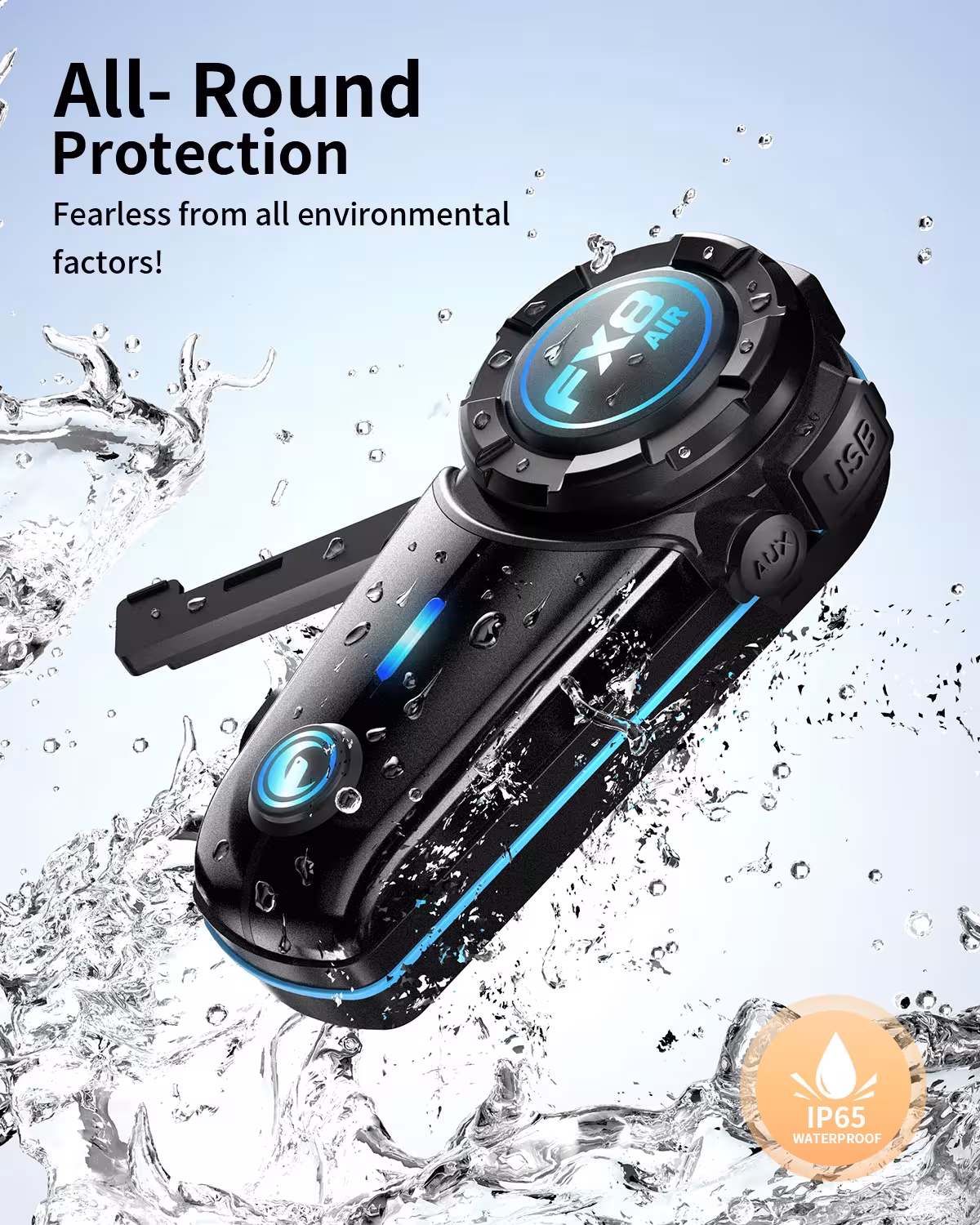 motorcycle Bluetooth intercom