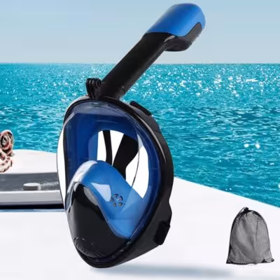 Visaveidė nardymo kaukė su snorkeliu