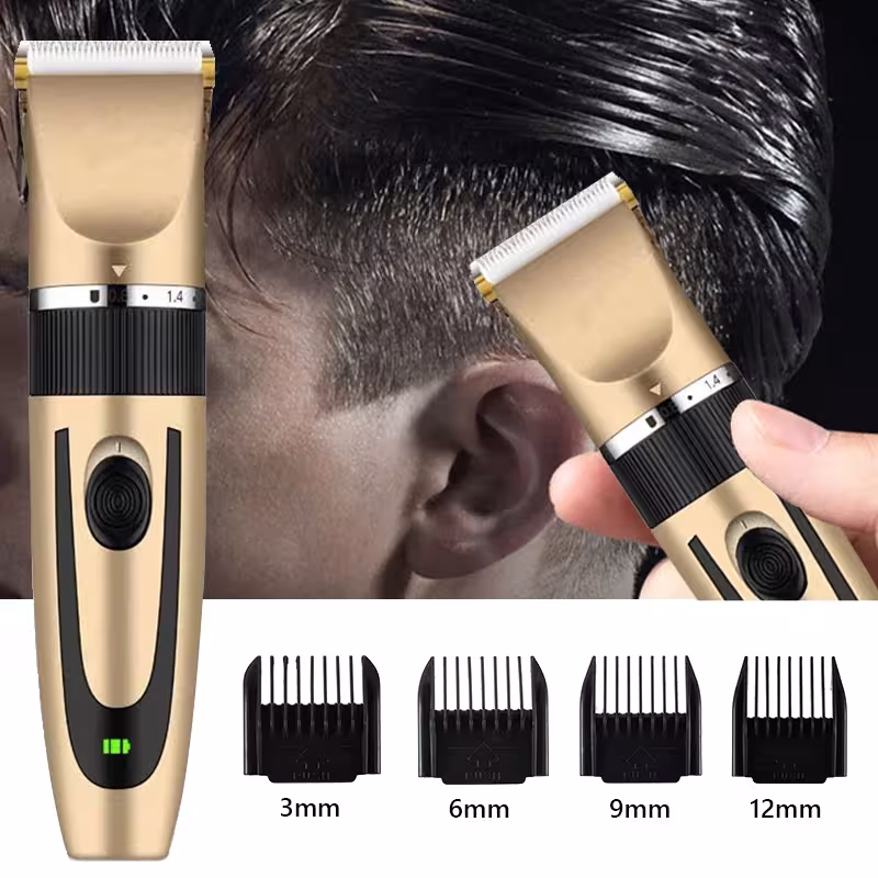 Tondeuse à cheveux électrique pour hommes, tondeuse domestique professionnelle
