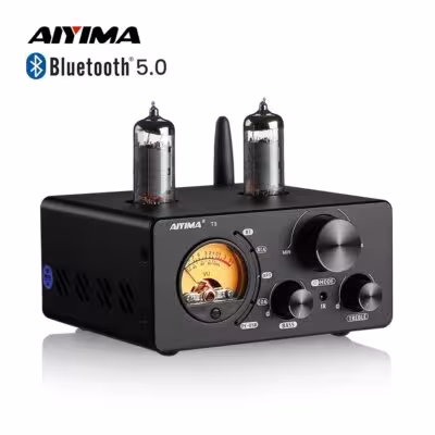 AIYIMA Audio T9 HiFi Bluetooth 5.0 Vakuuminio Vamzdžio Stiprintuvas USB DAC Stereo
