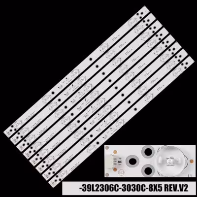 LED backlight strip for 39 inch TV 400 mm 8 pcs
