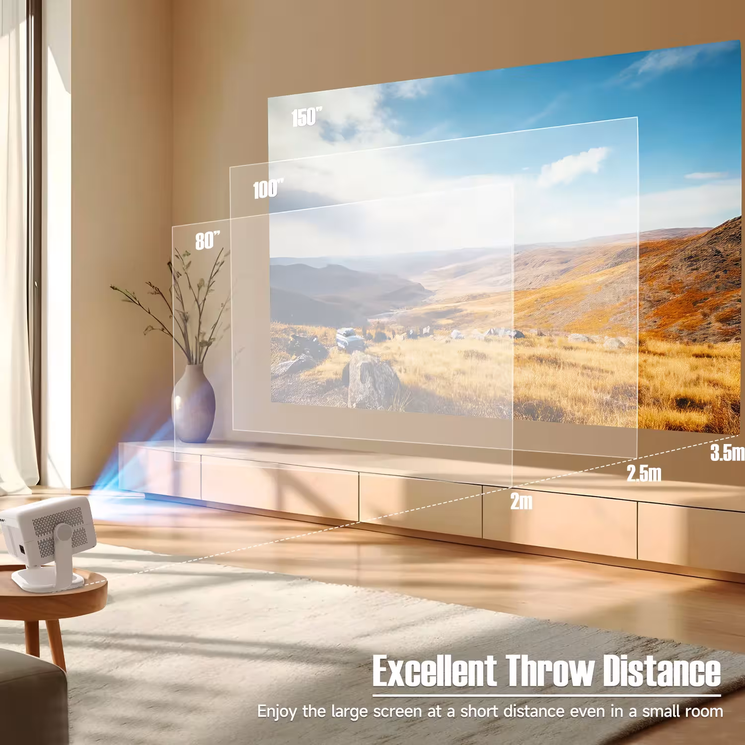 portable projector 1080P