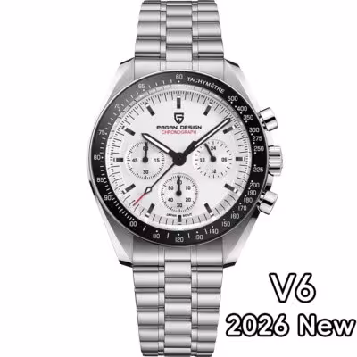 PAGANI DEIGN 2026 Orologi da uomo Cronografo Vetro Safiro