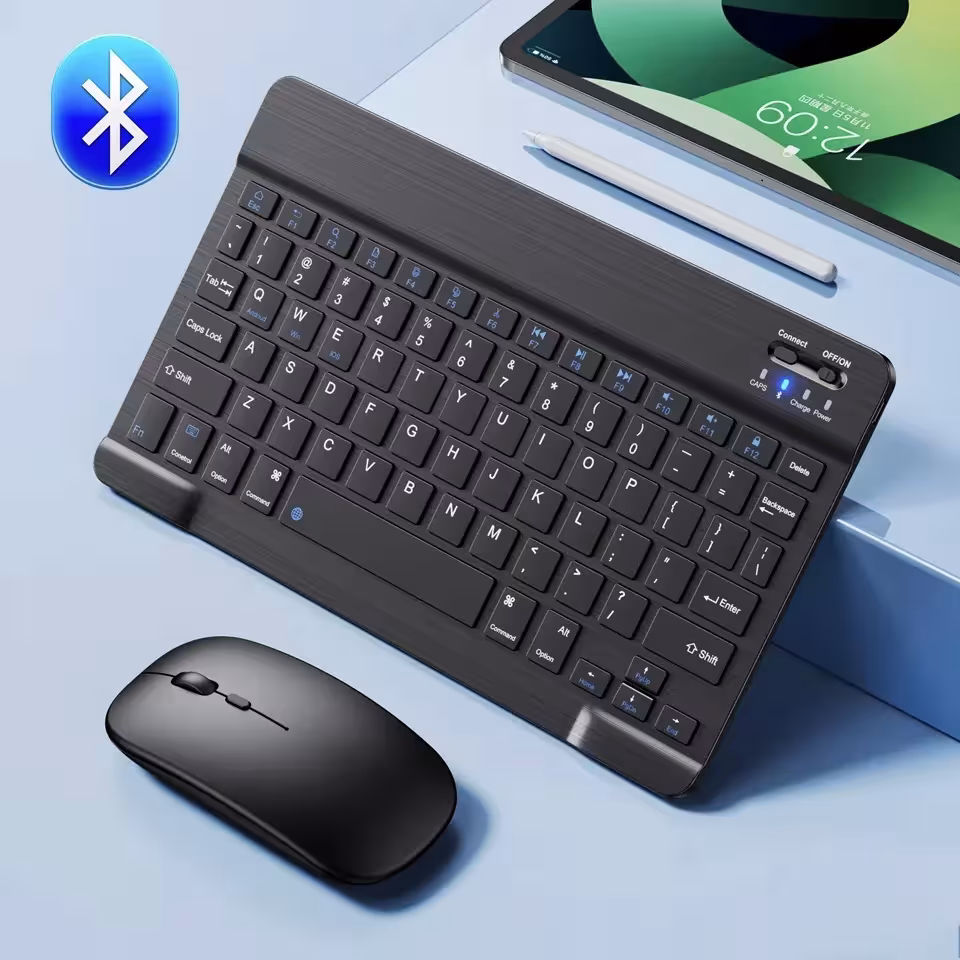 tastiera di ascolto wireless Bluetooth da 10 pollici per tablet cellulare