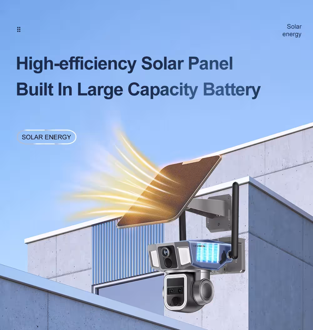 solar-powered security camera
